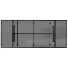 Tuintafel met glazen blad en poly rattan voor gemakkelijk schoon buitenruimte - Tuintafels