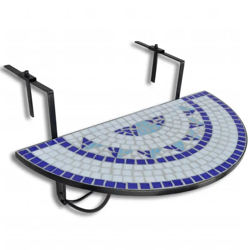 Tuintafel met halfcirkelvormig ontwerp voor balkon of terras - Tuintafels