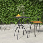 Tuintafel met trendy gaasdesign en stabiel frame voor buitengebruik - 50 x 50 x 72 cm / 1 - Tuintafels