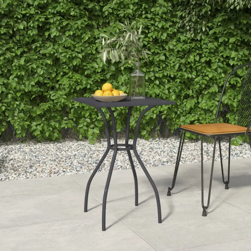 Tuintafel met trendy gaasdesign en stabiel frame voor buitengebruik - 50 x 50 x 72 cm / 1 - Tuintafels