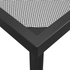 Tuintafel met trendy gaasdesign en stabiel frame voor buitengebruik - Tuintafels