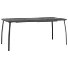 Tuintafel met trendy gaasdesign en stabiel frame voor buitengebruik - Tuintafels
