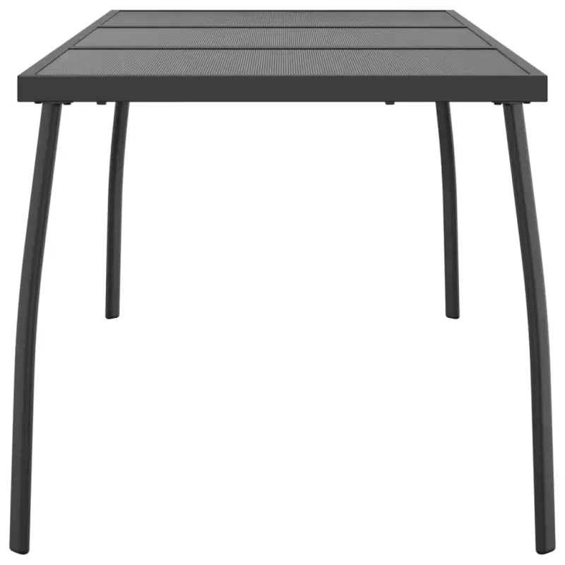 Tuintafel met trendy gaasdesign en stabiel frame voor buitengebruik - Tuintafels