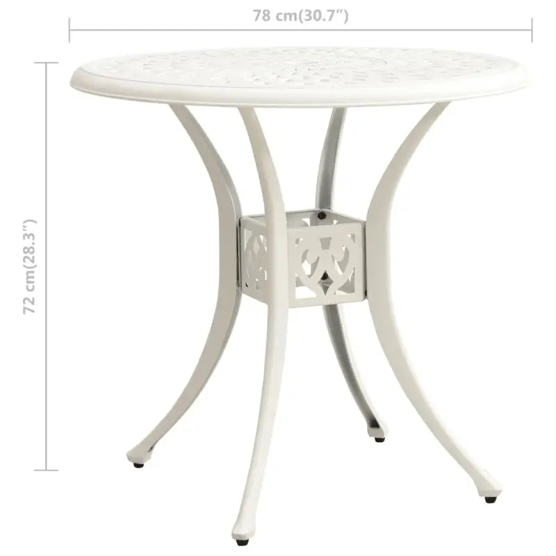 Tuintafel van gietaluminium voor buitengebruik - Tuintafels
