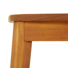 Tuintafel van massief acaciahout met diagonale poten - Tuintafels