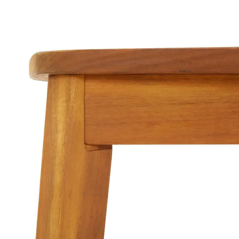 Tuintafel van massief acaciahout met diagonale poten - Tuintafels