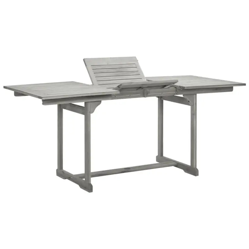 Tuintafel van massief acaciahout voor een rustieke tuinset - 170 x 80 x 75 cm / 1 / Rechthoekig - Tuintafels