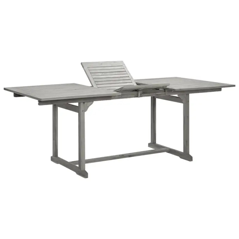 Tuintafel van massief acaciahout voor een rustieke tuinset - 200 x 100 x 75 cm / 1 / Rechthoekig - Tuintafels
