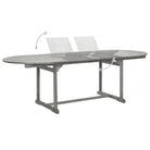 Tuintafel van massief acaciahout voor een rustieke tuinset - Tuintafels