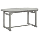 Tuintafel van massief acaciahout voor een rustieke tuinset - Tuintafels