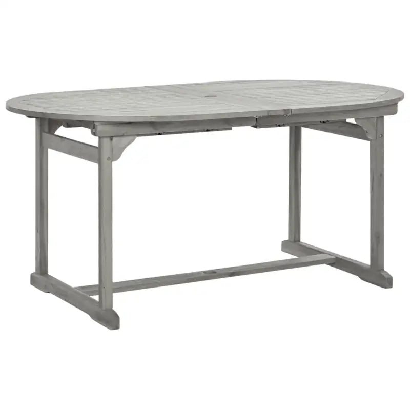 Tuintafel van massief acaciahout voor een rustieke tuinset - Tuintafels