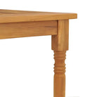 Tuintafel van massief teakhout met een fijn geschuurd afwerking - Tuintafels