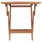 Tuintafel van massief teakhout met handig gat voor buitengebruik - Tuintafels