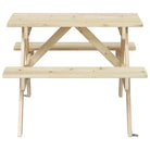 Tuintafel van massief vurenhout voor tuin en terras - Tuintafels