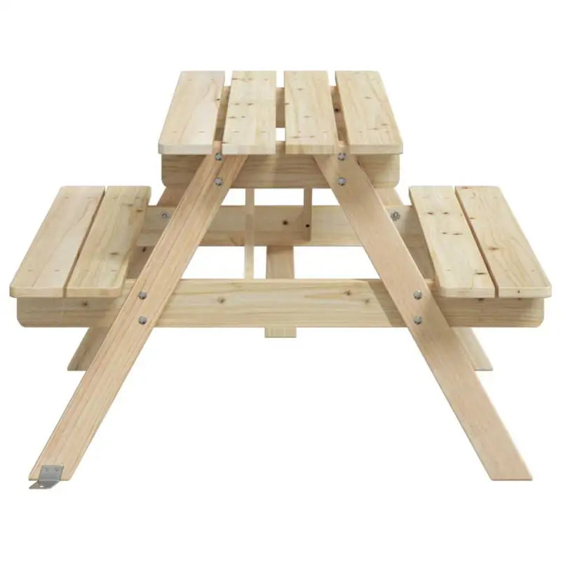 Tuintafel van massief vurenhout voor tuin en terras - Tuintafels