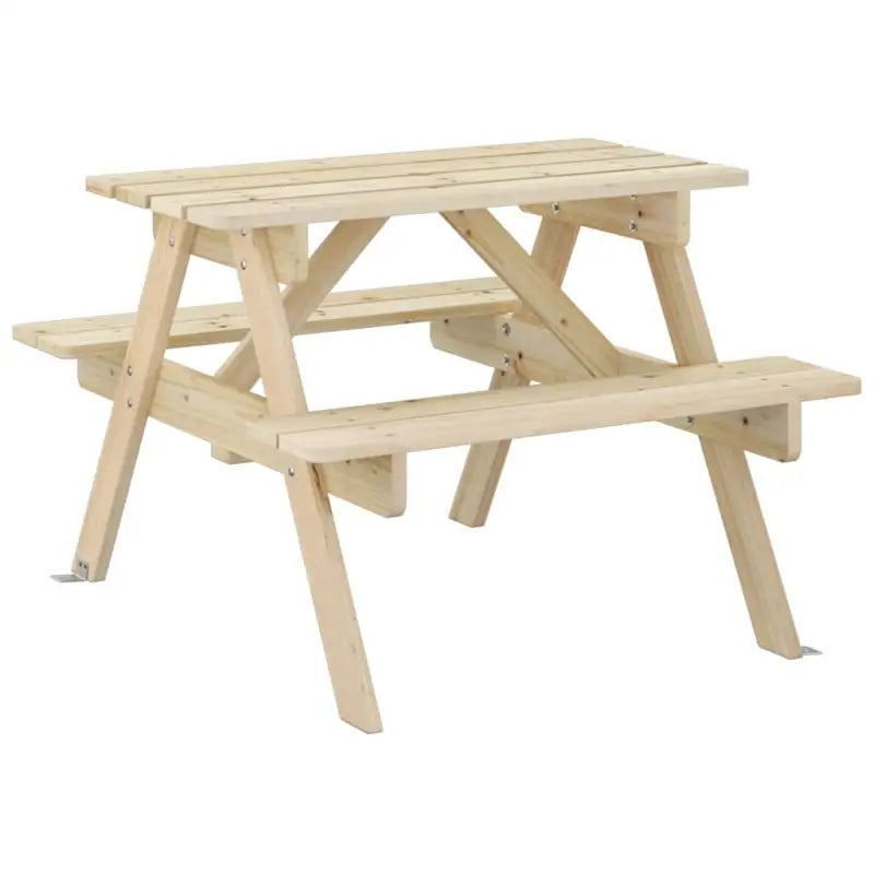 Tuintafel van massief vurenhout voor tuin en terras - Tuintafels
