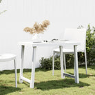 Tuintafel voor buiten en binnen van duurzaam polypropyleen - Wit / 1 - Tuintafels