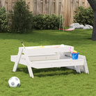 Tuintafel voor kinderen van massief grenenhout voor buitenplezier - Tuintafels