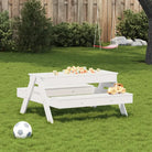 Tuintafel voor kinderen van massief grenenhout voor buitenplezier - Tuintafels