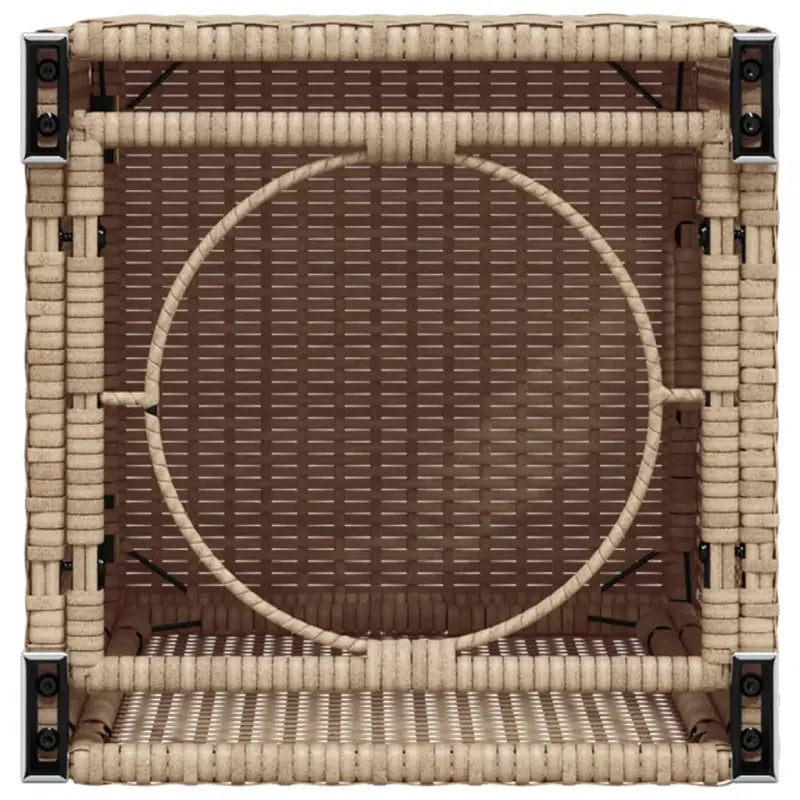Tuintafels Afdekkast voor Propaangasflessen van Poly Rattan - Tuintafels