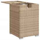Tuintafels Afdekkast voor Propaangasflessen van Poly Rattan - Tuintafels