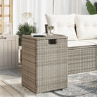 Tuintafels Afdekkast voor Propaangasflessen van Poly Rattan - Grijs / 1 - Tuintafels