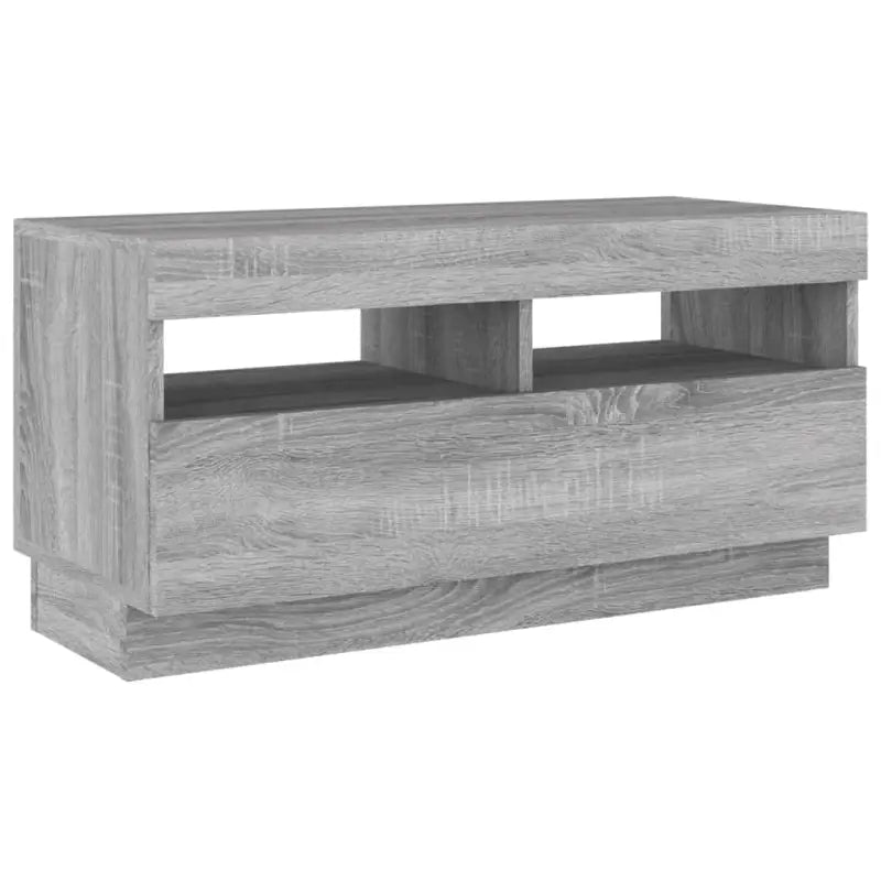 Tv-meubel Grijs Sonoma Eiken met RGB LED-verlichting en moderne charme - Tv-meubels