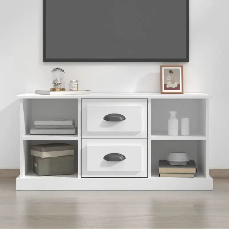 Tv-meubel grijs sonoma in bewerkt hout met stijl en duurzaamheid - Wit / 1 - Tv-meubels