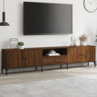 Tv-meubel in Grijs Sonoma Eiken met Verstelbare Poten en Stijlvol Design - bruin eikenkleur / 1 - Tv-meubels