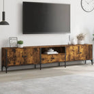 Tv-meubel in Grijs Sonoma Eiken met Verstelbare Poten en Stijlvol Design - Gerookt eiken / 1 - Tv-meubels