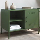 Tv-meubel in industriële stijl met robuust stalen ontwerp - Groen / 1 - Tv-meubels