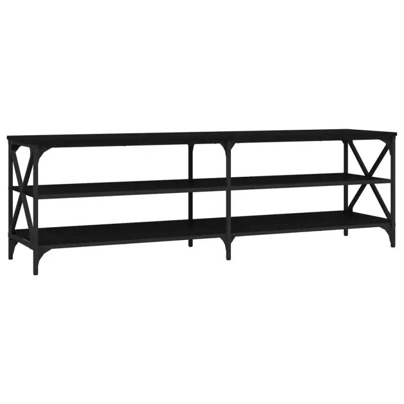 Tv-meubel met bewerkt hout en aanpasbare poten in industrieel vintage design - Tv-meubels
