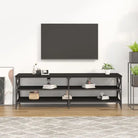Tv-meubel met bewerkt hout en aanpasbare poten in industrieel vintage design - Tv-meubels