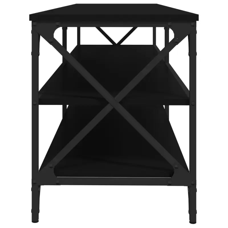 Tv-meubel met bewerkt hout en aanpasbare poten in industrieel vintage design - Tv-meubels