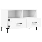 Tv-meubel met bewerkt hout en ijzeren poten voor een moderne look - Tv-meubels