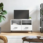 Tv-meubel met bewerkt hout en ijzeren poten voor een moderne look - Tv-meubels
