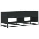 Tv-meubel met bewerkt hout en industrieel metalen frame - Tv-meubels