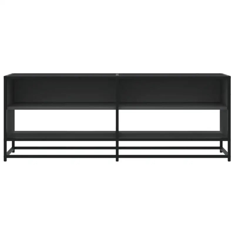 Tv-meubel met bewerkt hout en industrieel metalen frame - Tv-meubels