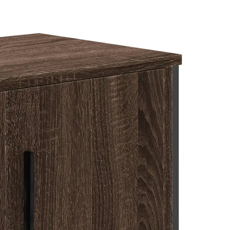 Tv-meubel met bewerkt hout en metalen handgrepen voor veel opbergruimte - Tv-meubels