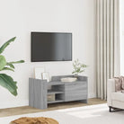 Tv-meubel met bewerkt hout en veel opbergruimte voor woonkamer of slaapkamer - Grijs sonoma / 1 / 80 cm - Tv-meubels