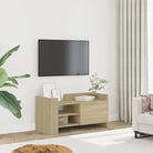 Tv-meubel met bewerkt hout en veel opbergruimte voor woonkamer of slaapkamer - Sonoma eiken / 1 / 80 cm - Tv-meubels