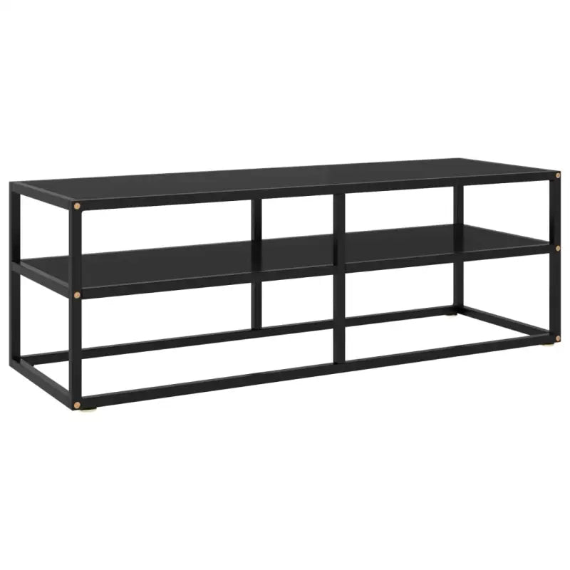 Tv-meubel met gehard glas voor een strak en stabiel interieur - Zwart / 1 / 120 cm - Tv-meubels