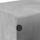 Tv-meubel met glazen deuren en bewerkt hout voor een strakke look - Tv-meubels
