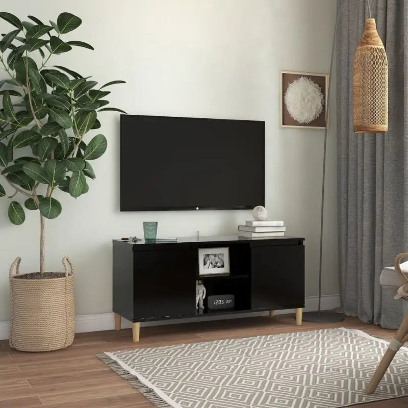 Tv-meubel met houten poten in Scandinavisch design - Tv-meubels