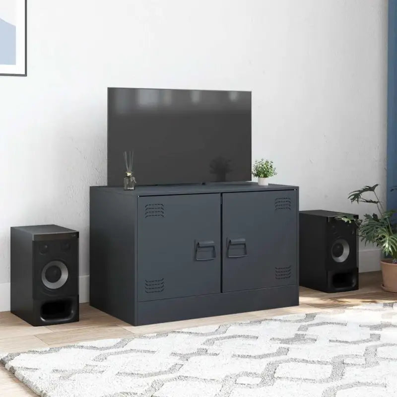 Tv-meubel met koudgewalst staal voor een trendy en stabiel design - Tv-meubels