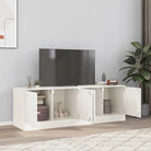 Tv-meubel met koudgewalst staal voor een trendy en stabiel design - Wit / 2 - Tv-meubels