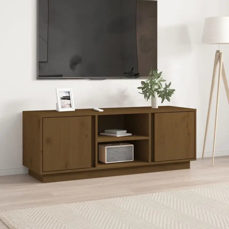 Tv-meubel met massief grenenhout een stijlvol en natuurlijk design - Tv-meubels