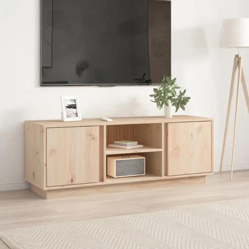 Tv-meubel met massief grenenhout een stijlvol en natuurlijk design - Naturel / 1 - Tv-meubels