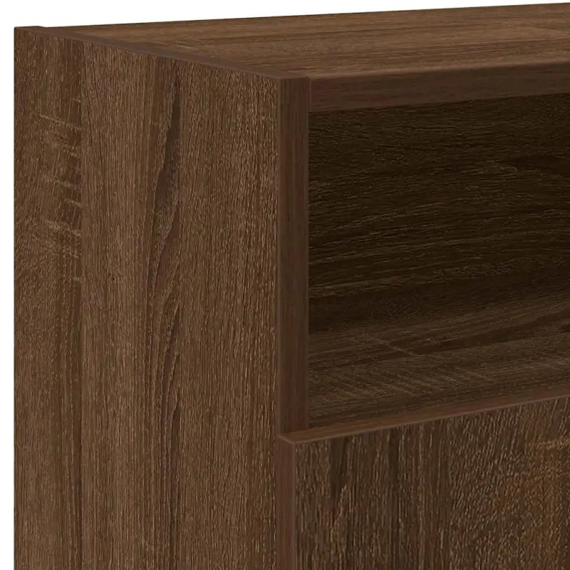 Tv-meubel met RGB LED-verlichting en duurzaam bewerkt hout - Tv-meubels