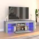 Tv-meubel met RGB LED-verlichting en modern design - Grijs sonoma / 1 - Tv-meubels